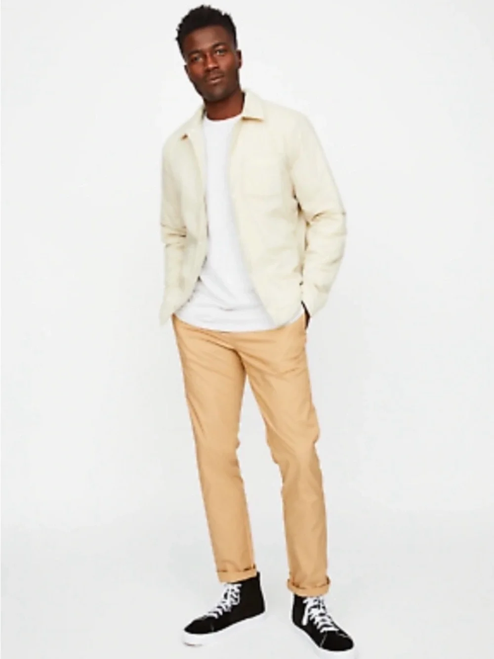 Hill City Thermal Light Shirt Jacket, Color Sand Beige Stone, Men’s Large